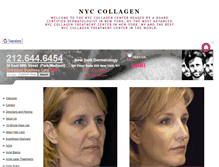 Tablet Screenshot of nyccollagen.org